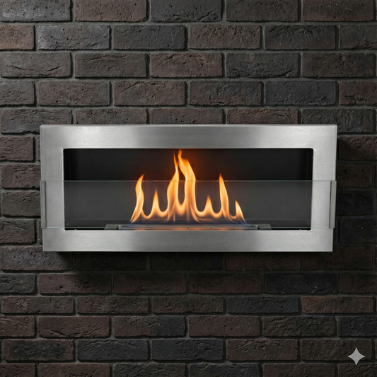 Emberline Hanging 900×400 – Inox with Glass