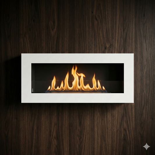 Emberline Hanging 900×400 BOX – White Structural Matte with Glass