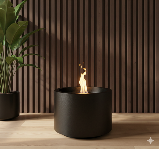 Emberline Freestanding – Moon Black Matte with Glass