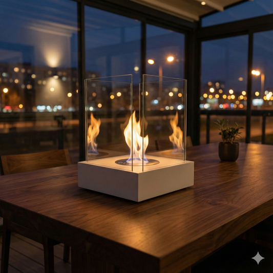 Emberline Freestanding – Sunset Garden Mini White Matte