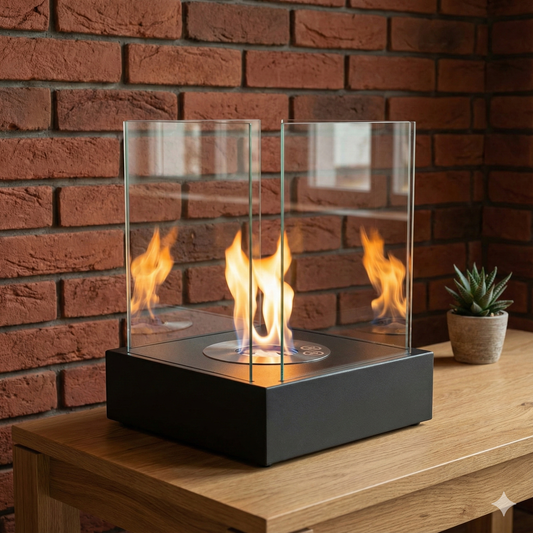 Emberline Freestanding – Sunset Garden Mini Black Structural Matte