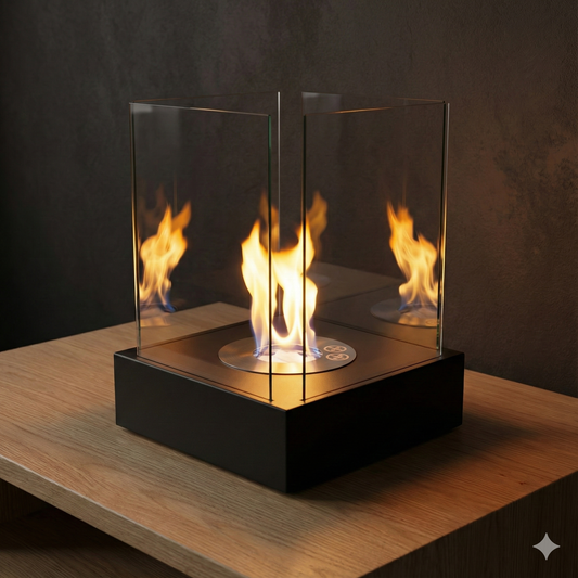 Emberline Freestanding – Sunset Garden Mini Black Structural Matte