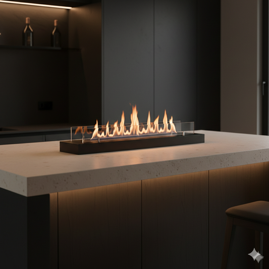 Emberline Freestanding – 700 Black Matte with Glass