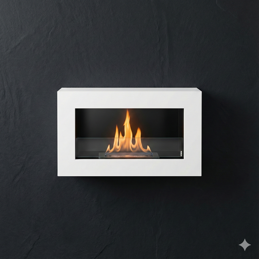 Emberline Hanging 650×400 BOX – White Structural Matte with Glass