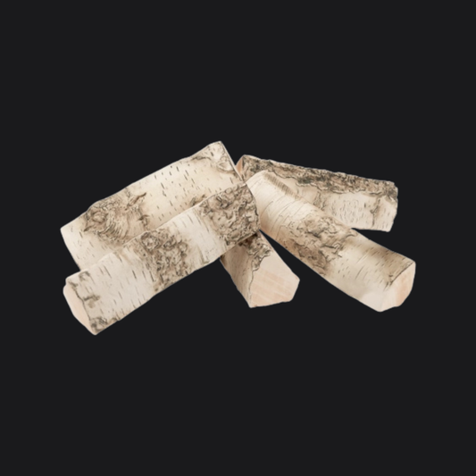 Emberline Decorative Large Ceramic Logs – 5 pcs